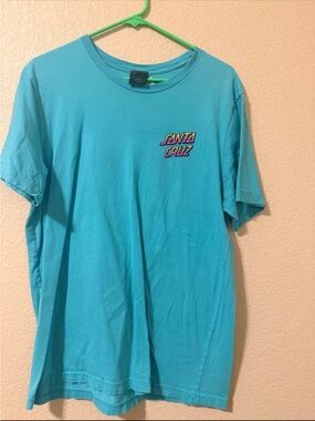 Denim & Supply Ralph Lauren Turquoise Short Sleeve Graphic Tee